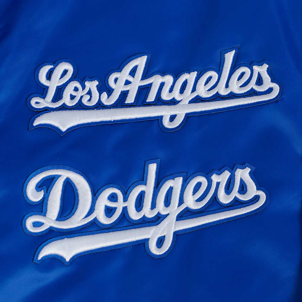 MLB LOS ANGELES DODGERS SUBLIMATED MEN'S SATIN JACKET-MIDNIGHT SKY (ROYAL BLUE) - Image 10