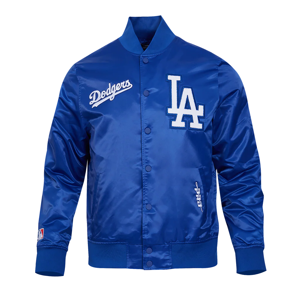 MLB LOS ANGELES DODGERS SOUVENIR MEN'S SATIN JACKET (DODGER BLUE)