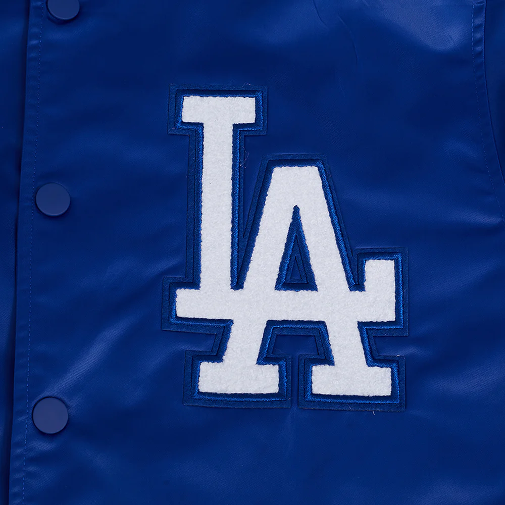 MLB LOS ANGELES DODGERS SOUVENIR MEN'S SATIN JACKET (DODGER BLUE) - Image 10