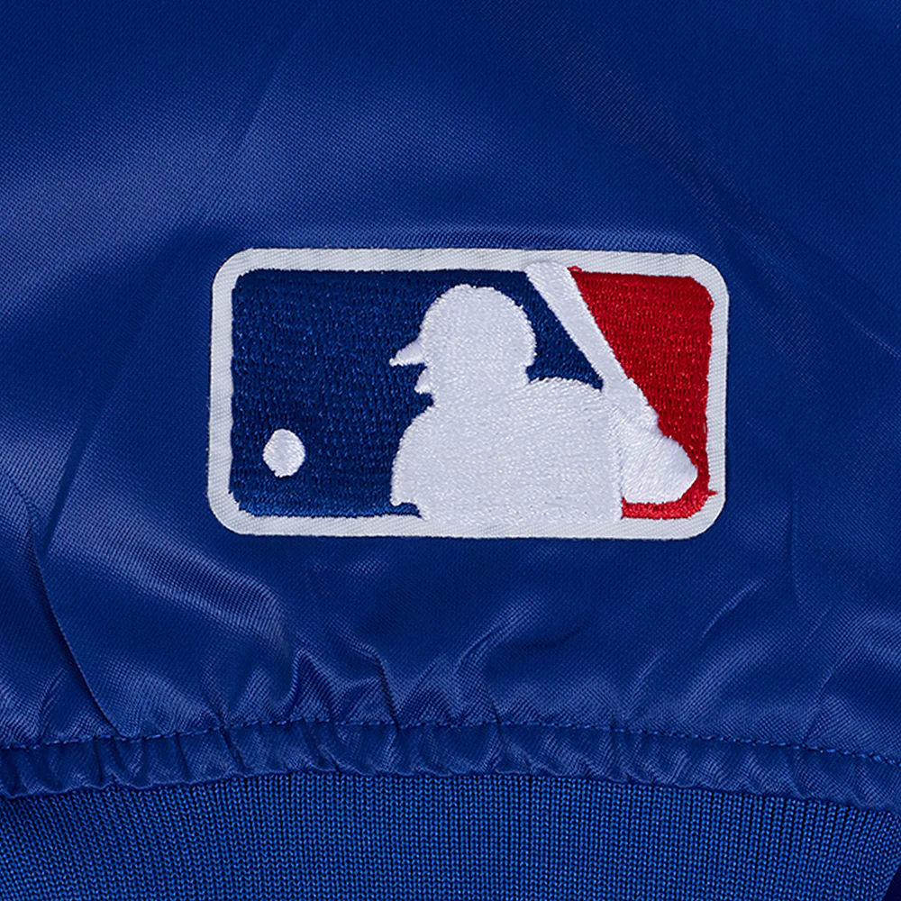 MLB LOS ANGELES DODGERS SOUVENIR MEN'S SATIN JACKET (DODGER BLUE) - Image 6