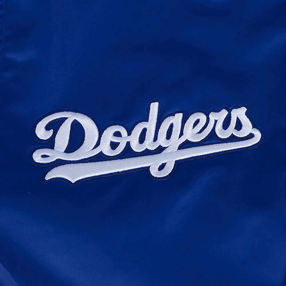 MLB LOS ANGELES DODGERS SOUVENIR MEN'S SATIN JACKET (DODGER BLUE) - Image 9