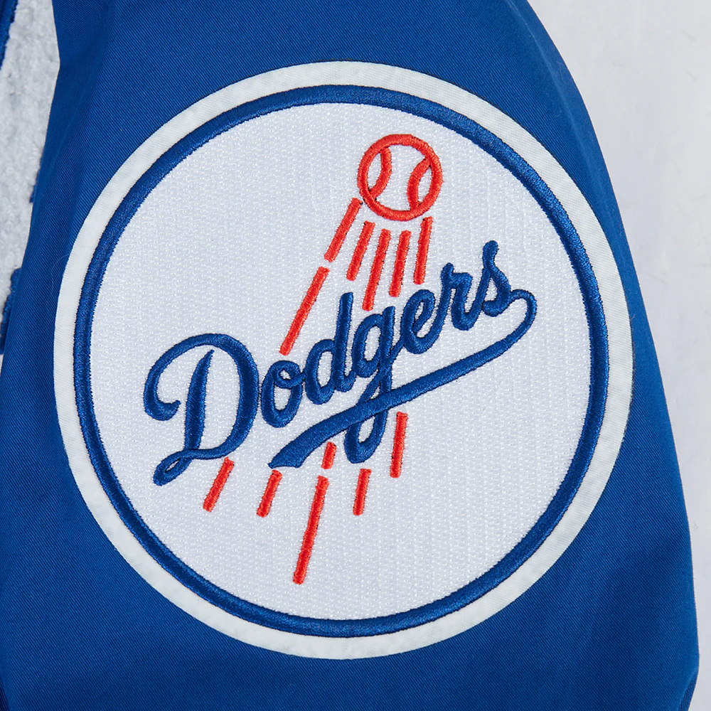 MLB LOS ANGELES DODGERS LIVING LARGE MEN'S TWILL JACKET (DODGER BLUE) - Image 8