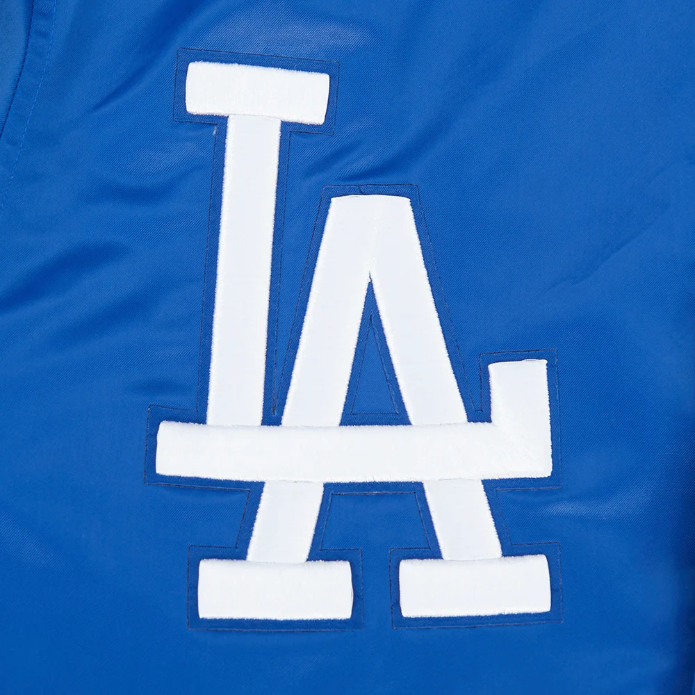 MLB LOS ANGELES DODGERS CITY ARCH MEN'S SATIN JACKET (DODGER BLUE) - Image 7