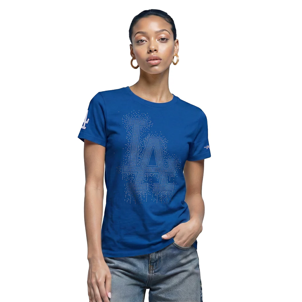 MLB LOS ANGELES DODGERS LEGACY WOMEN'S SJ SLIM FIT TEE (DODGER BLUE) - Image 2