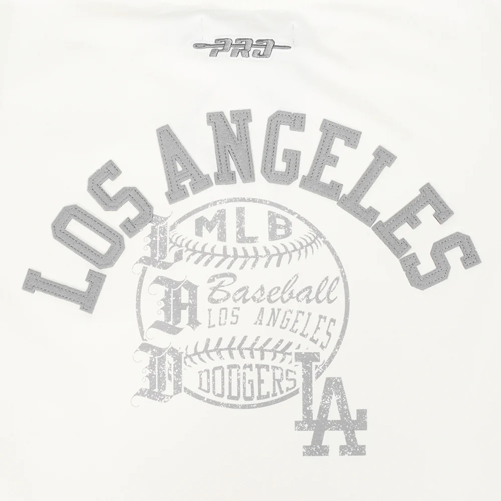 MLB LOS ANGELES DODGERS STREET TEAM WOMEN'S SJ SLIM FIT TEE (EGGSHELL) - Image 5