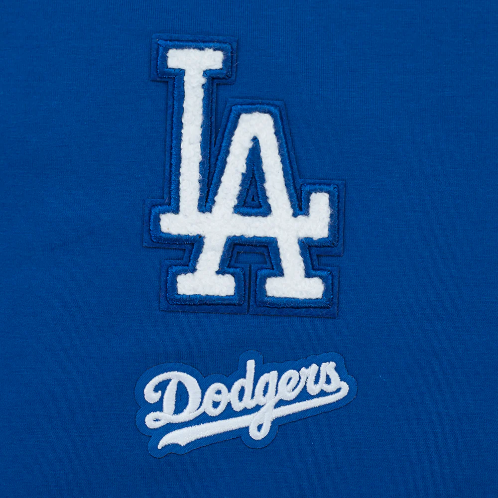 MLB LOS ANGELES DODGERS CLASSIC CHENILLE WOMEN'S SJ BOXY TOP (DODGER BLUE) - Image 7