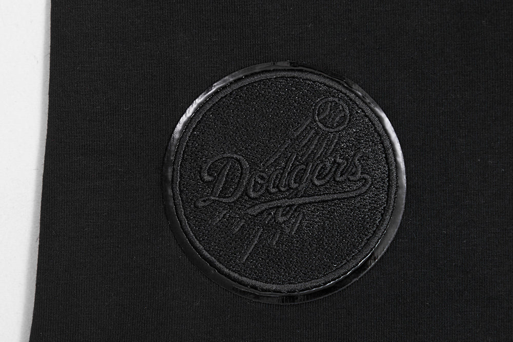 MLB LOS ANGELES DODGERS TRIPLE BLACK WOMEN'S SINGLE JERSEY SLIM FIT TOP (TRIPLE BLACK) - Image 6