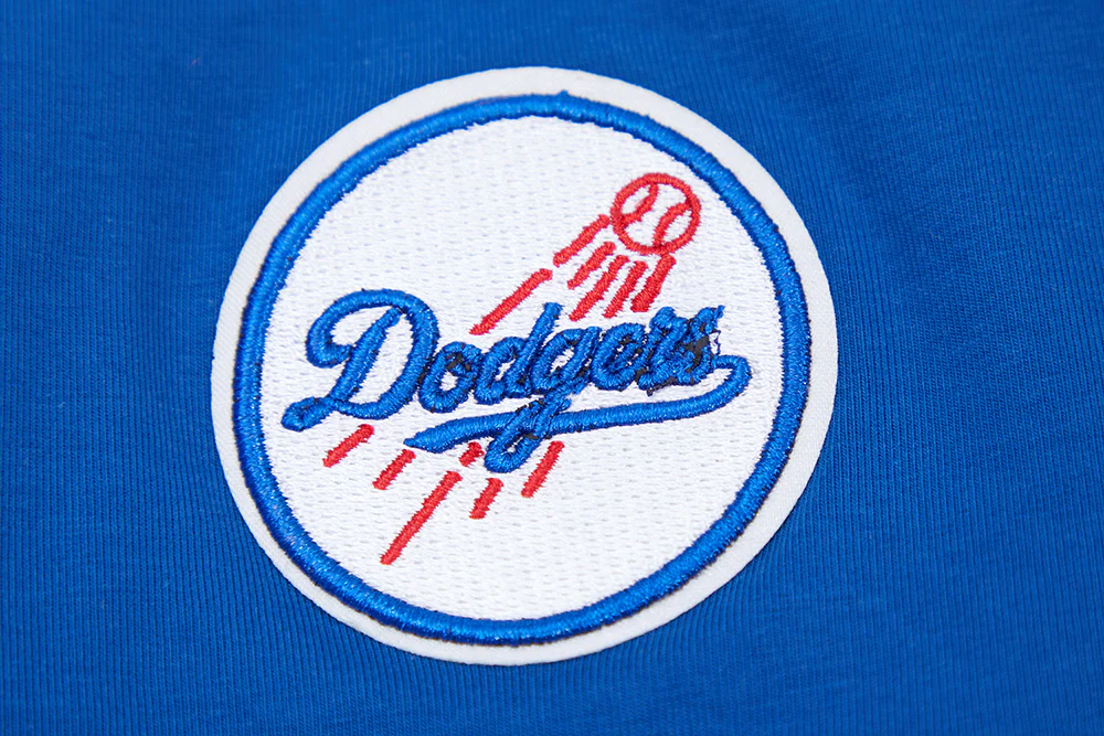 MLB LOS ANGELES DODGERS CLASSIC SHORT SLEEVE WOMEN'S SINGLE JERSEY SLIM FIT TOP (DODGER BLUE) - Image 5