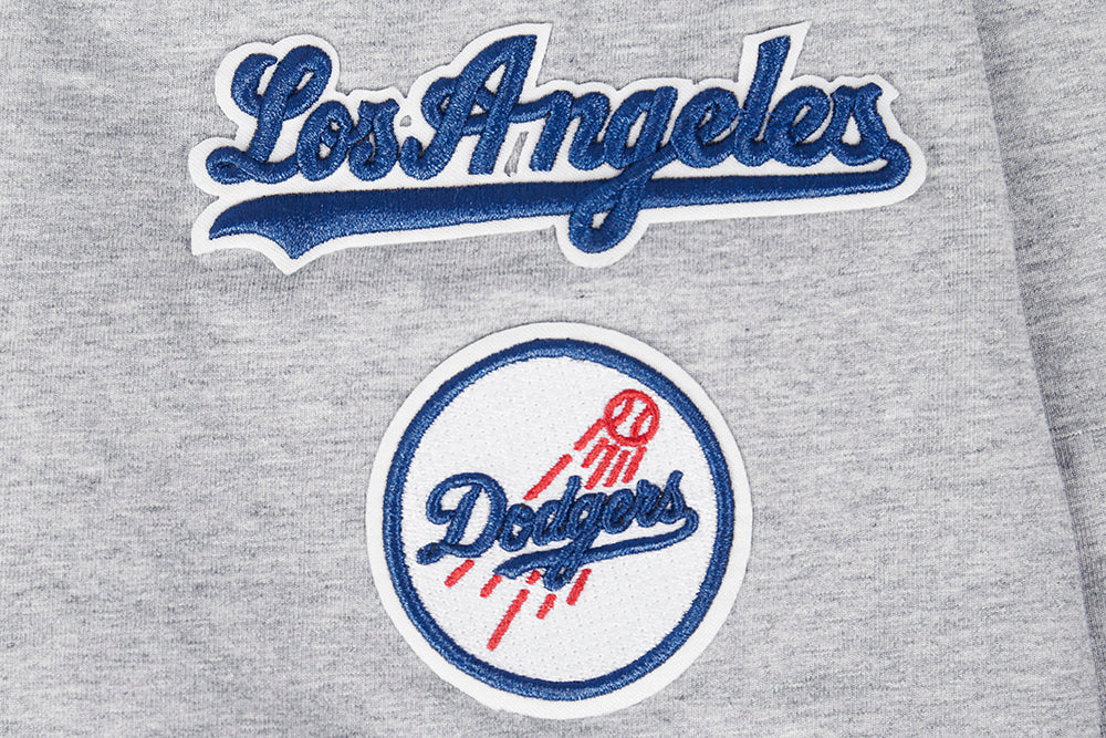 MLB LOS ANGELES DODGERS MASHUP WOMEN'S BOXY TOP (HEATHER GREY) - Image 5