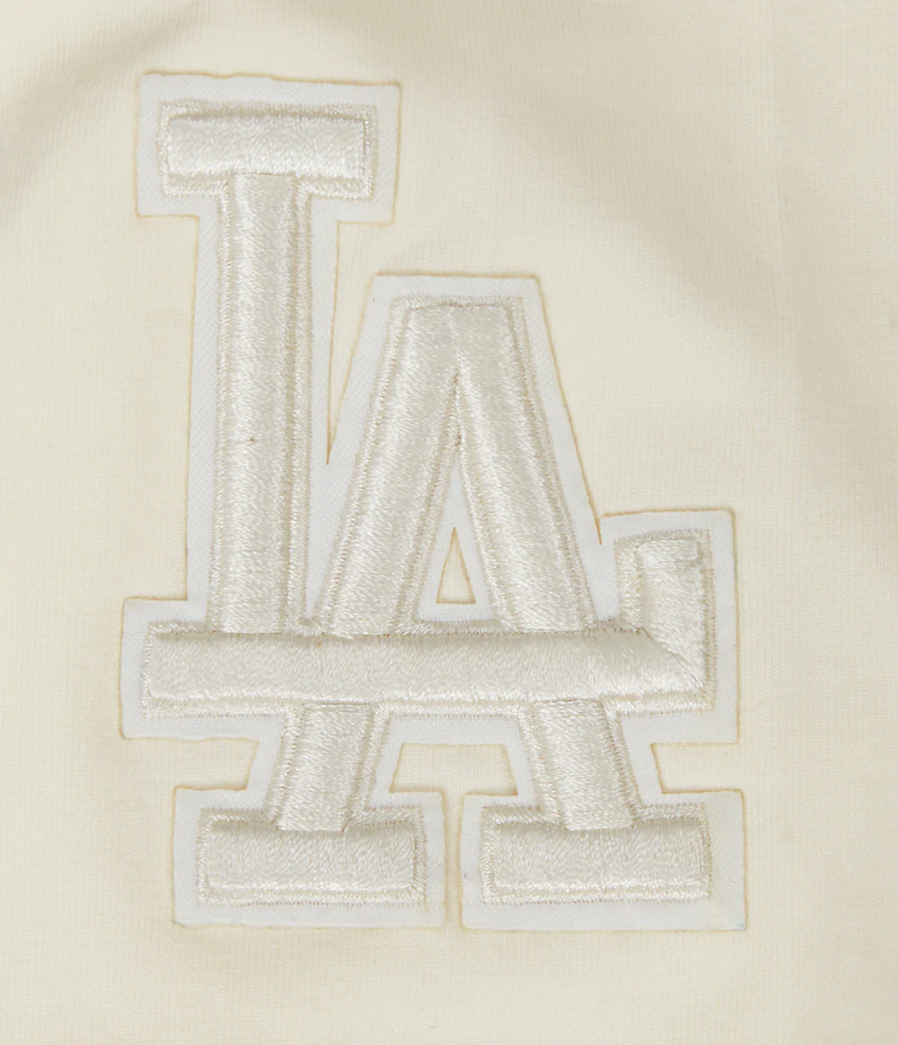 MLB LOS ANGELES DODGERS NEUTRAL WOMEN'S BOXY TOP (EGGSHELL) - Image 6