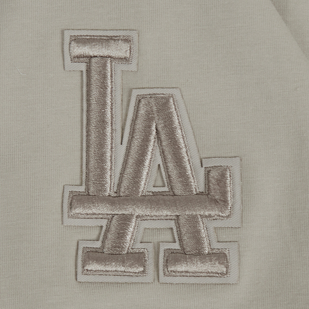 MLB LOS ANGELES DODGERS NEUTRAL WOMEN'S BOXY TOP (TAUPE) - Image 6