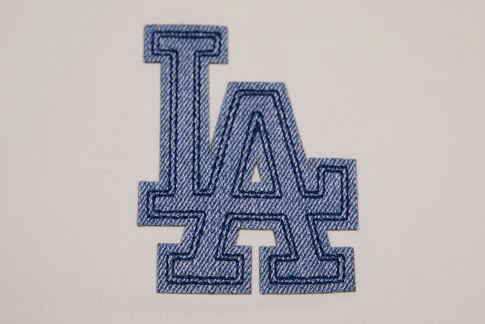 MLB LOS ANGELES DODGERS VARSITY BLUES WOMEN'S BOXY TOP (LINEN) - Image 5
