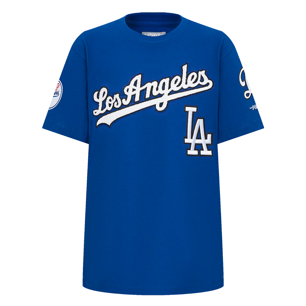 MLB LOS ANGELES DODGERS CLASSIC BIG BOYS SHORT SLEEVE TOP (DODGER BLUE)