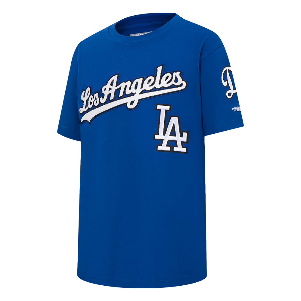 MLB LOS ANGELES DODGERS CLASSIC BIG BOYS SHORT SLEEVE TOP (DODGER BLUE) - Image 2