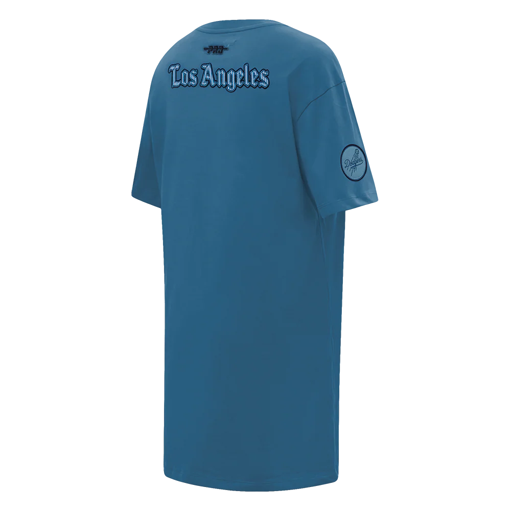 MLB LOS ANGELES DODGERS COUNTRY CLUB WOMEN'S TOP DRESS (STEEL BLUE) - Image 4