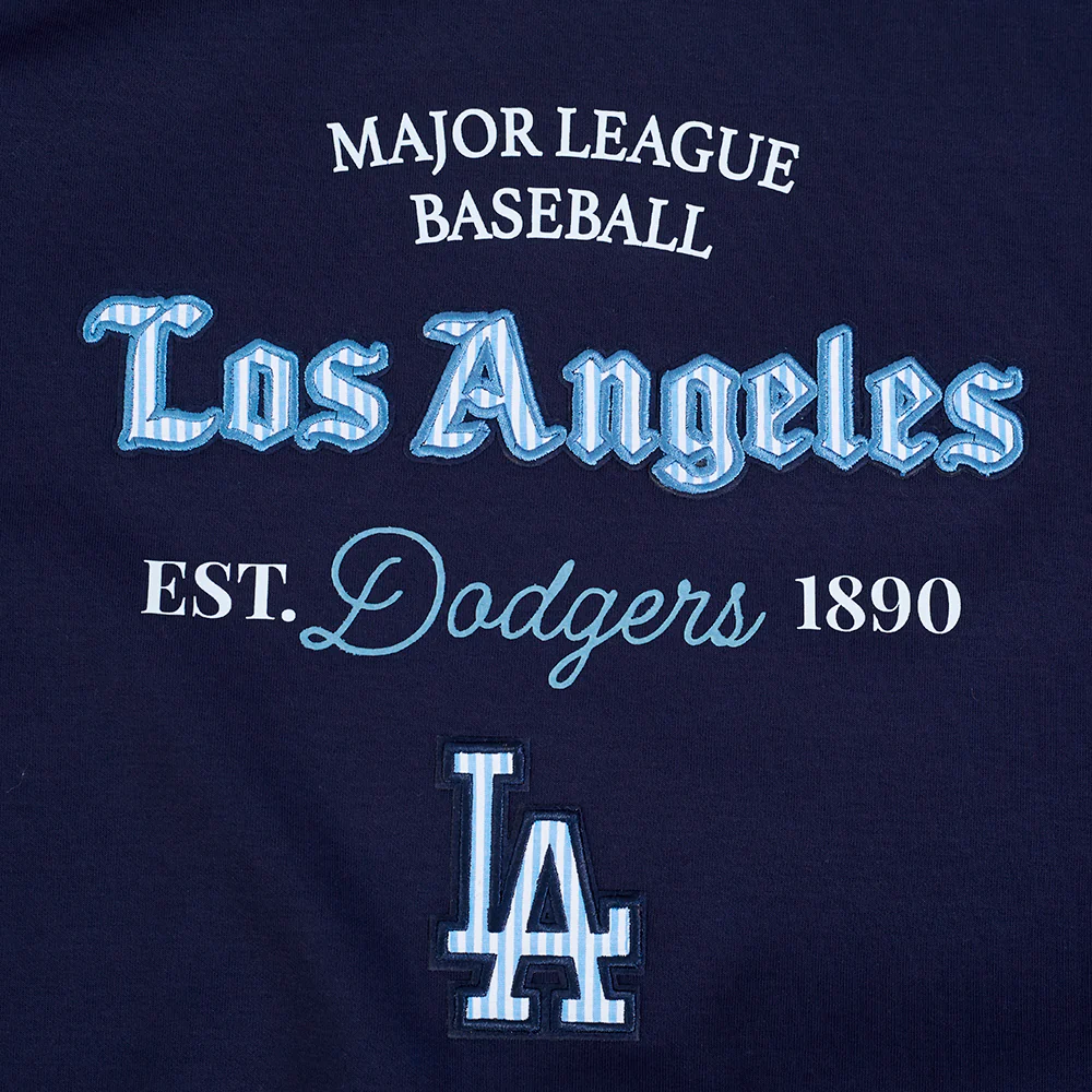 MLB LOS ANGELES DODGERS COUNTRY CLUB WOMEN'S DOUBLE KNIT CREWNECK (MIDNIGHT NAVY) - Image 5