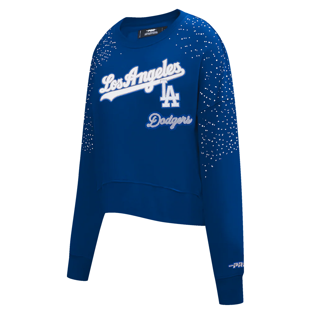 MLB LOS ANGELES DODGERS LEGACY WOMEN'S FLC CREWNECK (DODGER BLUE)