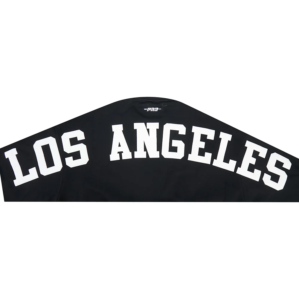 MLB LOS ANGELES DODGERS WINGSPAN WOMEN'S FLC CREWNECK (BLACK) - Image 5