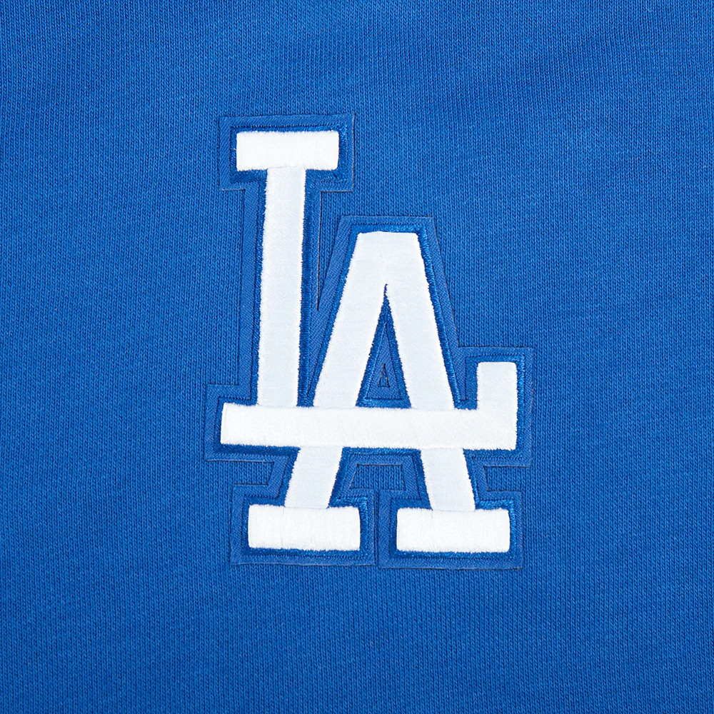 MLB LOS ANGELES DODGERS WINGSPAN WOMEN'S FLC CROPPED PO HOODIE (DODGER BLUE) - Image 5