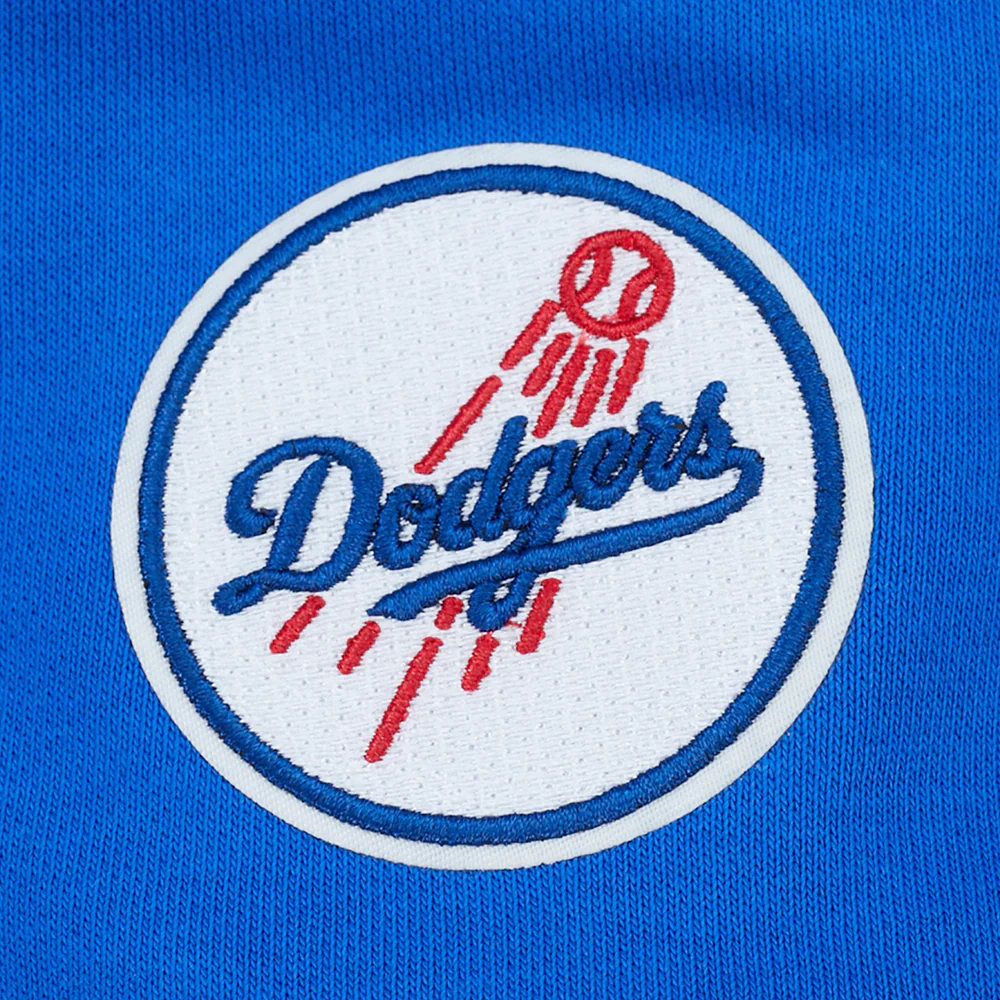 MLB LOS ANGELES DODGERS CLASSIC CHENILLE WOMEN'S FLC CREWNECK (DODGER BLUE) - Image 7