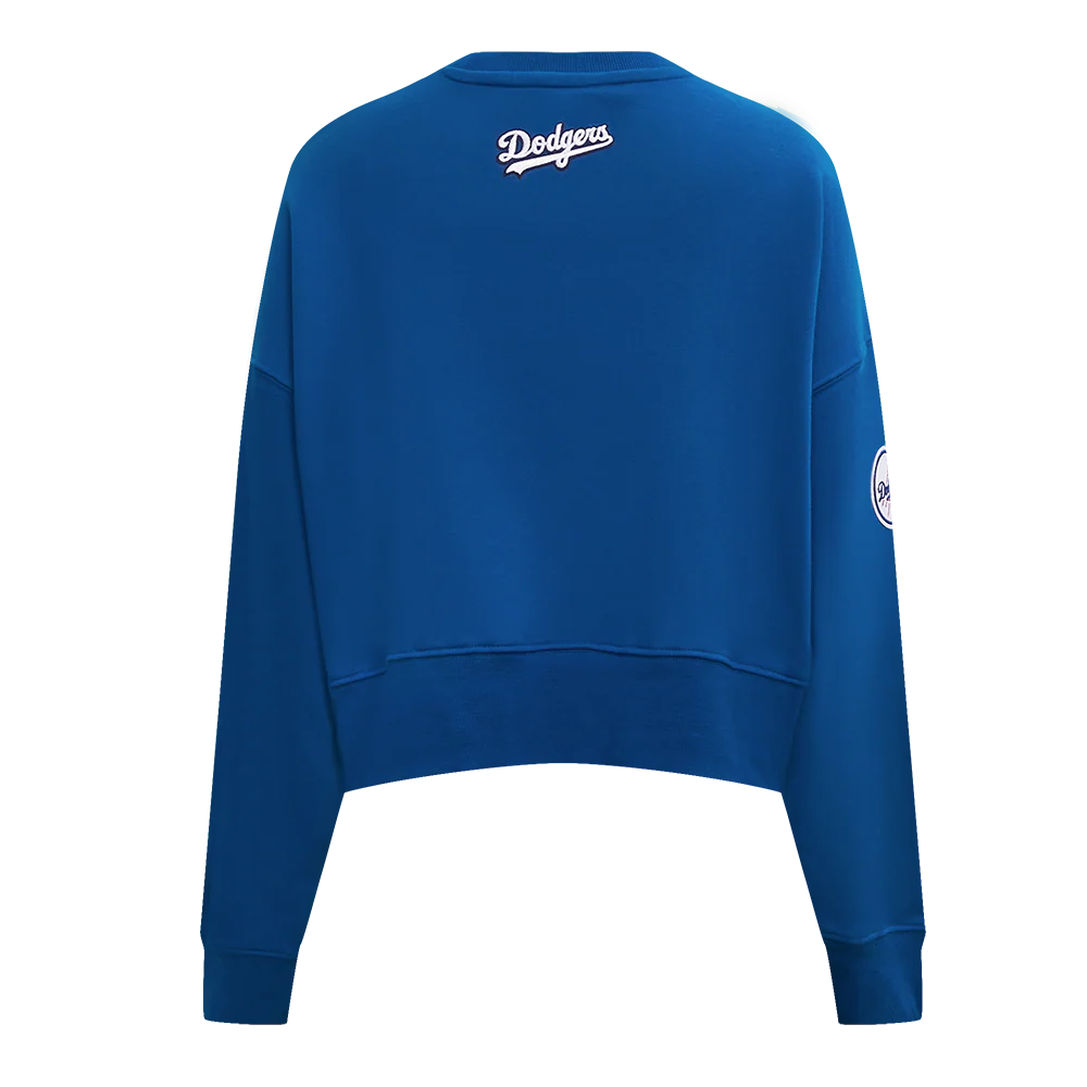 MLB LOS ANGELES DODGERS CLASSIC WOMEN'S CREWNECK (DODGER BLUE) - Image 3