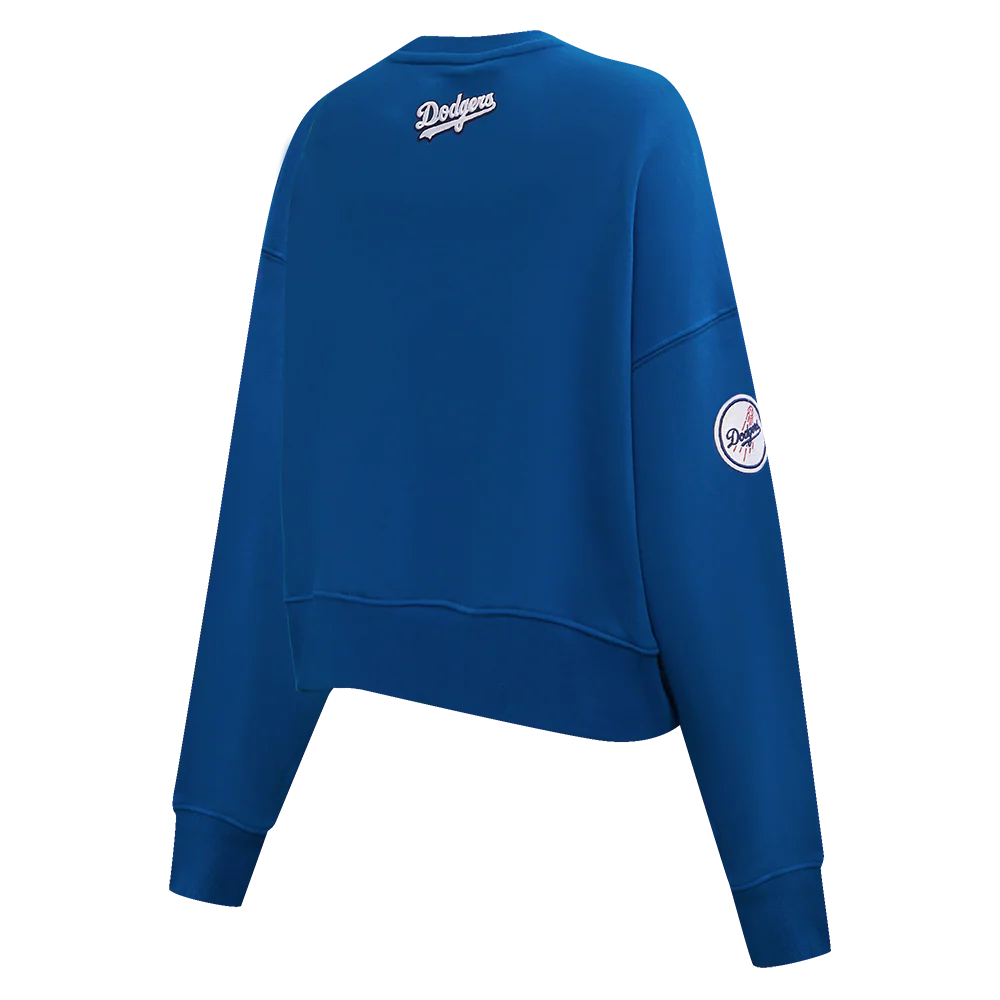 MLB LOS ANGELES DODGERS CLASSIC WOMEN'S CREWNECK (DODGER BLUE) - Image 4