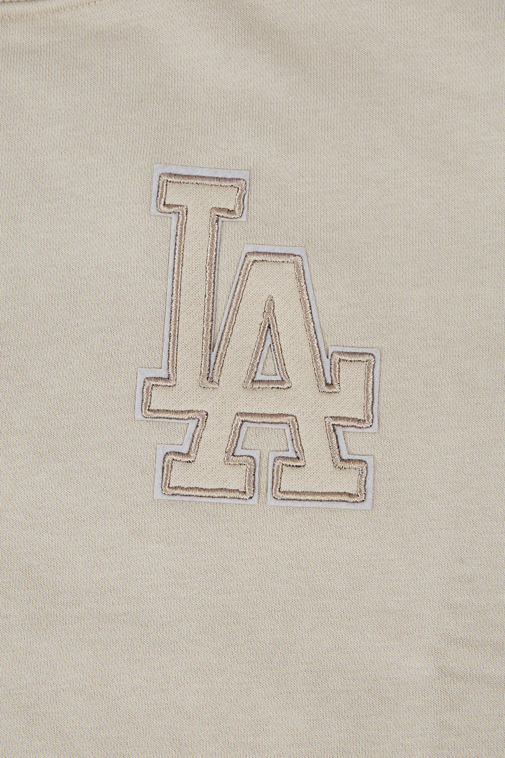 MLB LOS ANGELES DODGERS NEUTRAL WOMEN'S CREWNECK (TAUPE) - Image 5