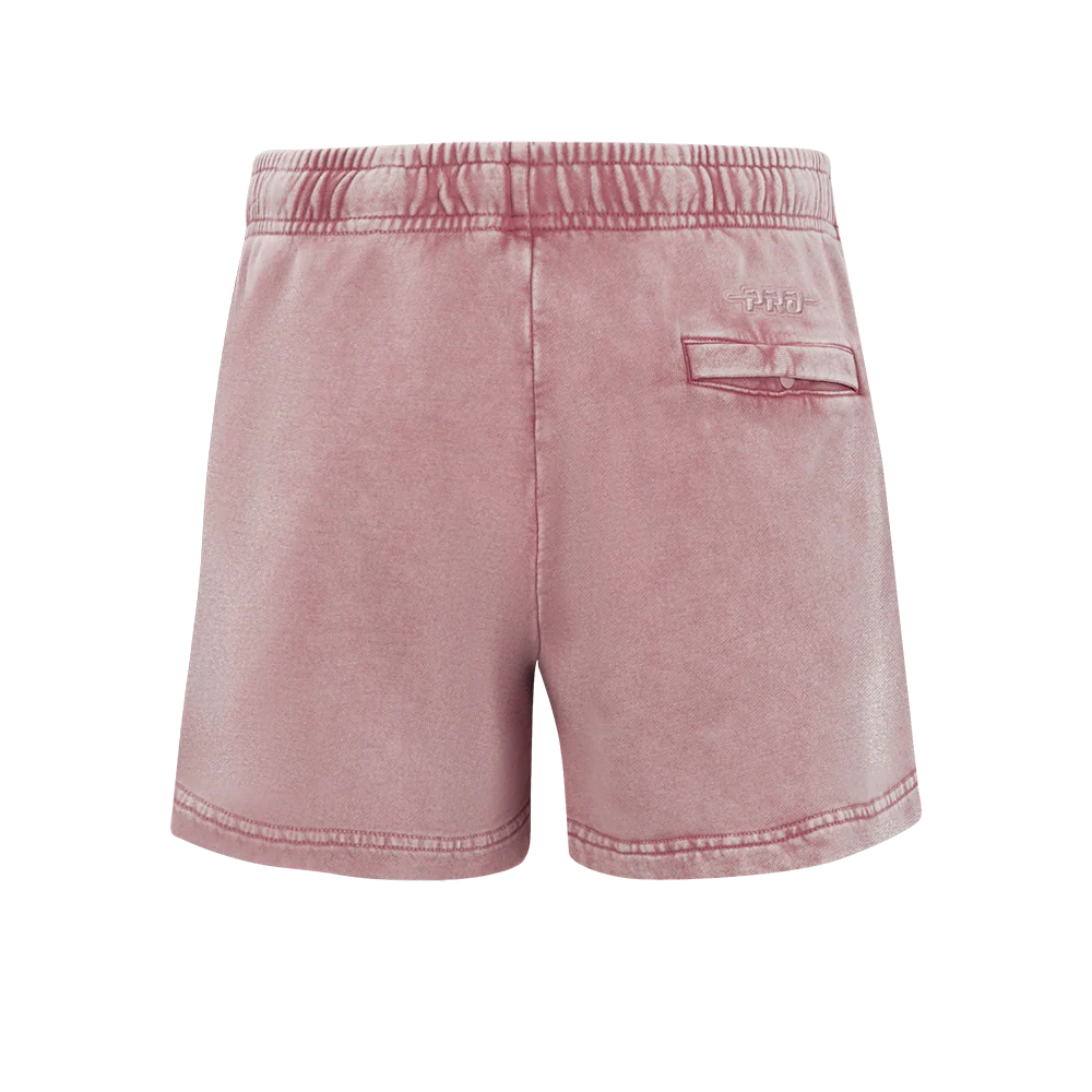 MLB LOS ANGELES DODGERS WASHED CLASSIC WOMEN'S ENZYME WASH FT SHORT (WASHED MAUVE) - Image 4