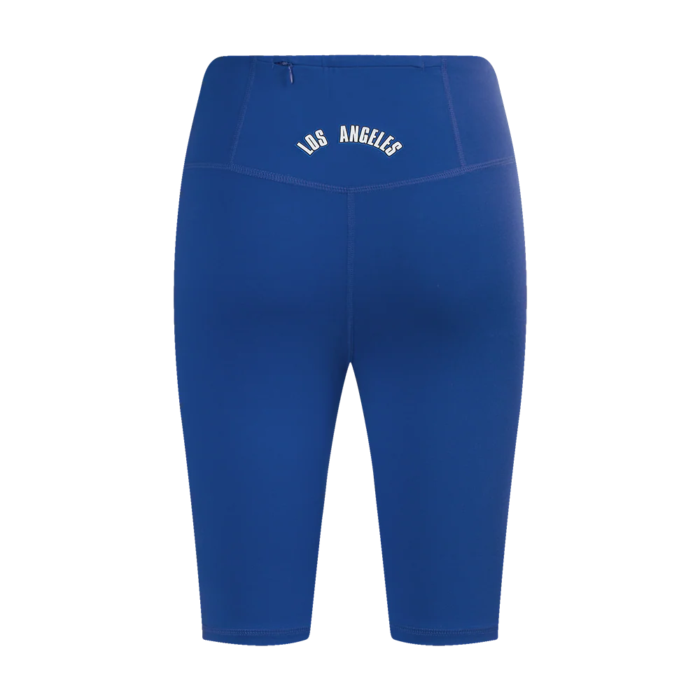 MLB LOS ANGELES DODGERS CLASSIC WOMEN'S COTTON BIKE SHORT (DODGER BLUE) - Image 3