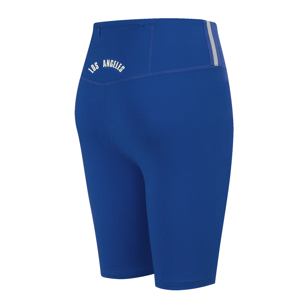 MLB LOS ANGELES DODGERS CLASSIC WOMEN'S COTTON BIKE SHORT (DODGER BLUE) - Image 4