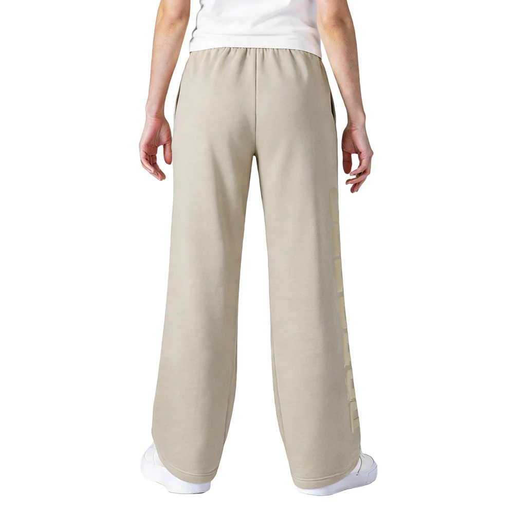 MLB LOS ANGELES DODGERS WINGSPAN WOMEN'S STRAIGHT LEG SWEATPANT (TAUPE)