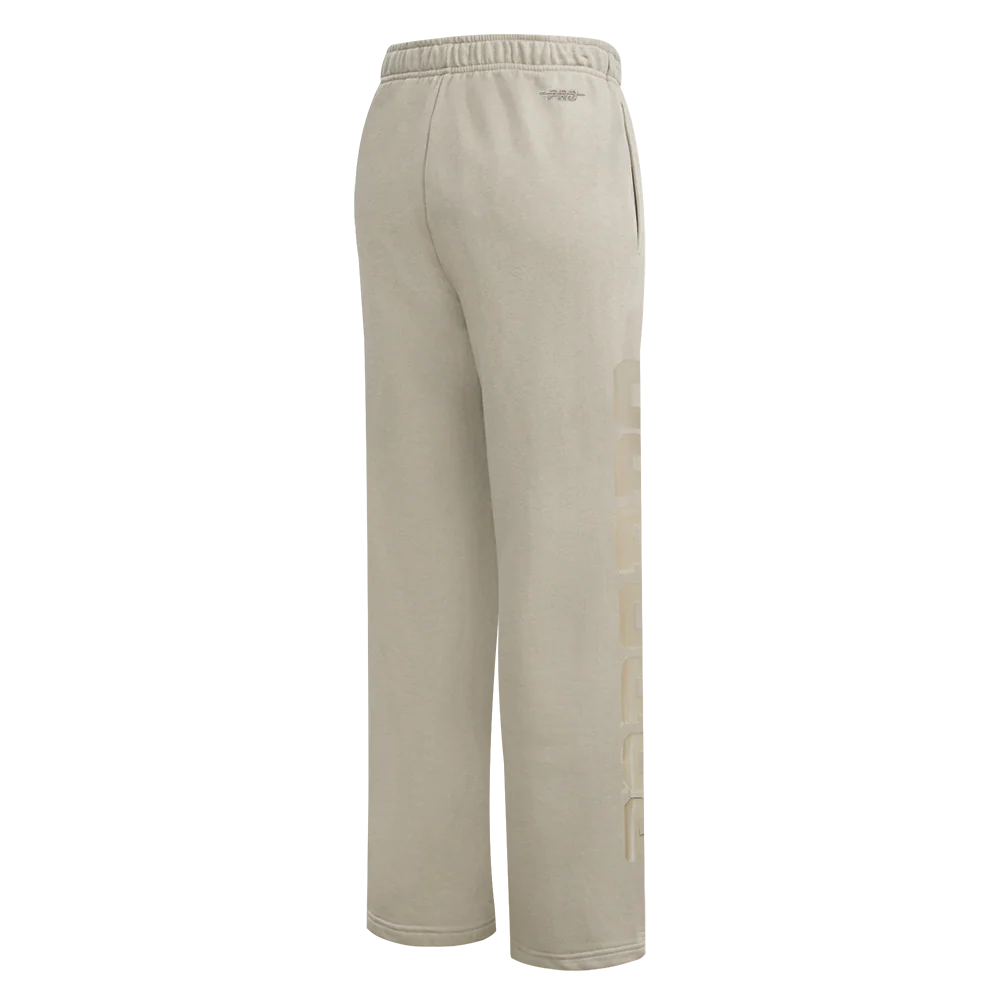 MLB LOS ANGELES DODGERS WINGSPAN WOMEN'S STRAIGHT LEG SWEATPANT (TAUPE) - Image 5