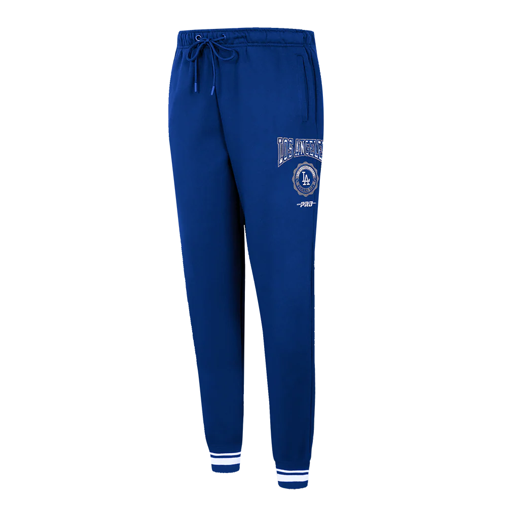 MLB LOS ANGELES DODGERS CREST EMBLEM WOMEN'S RIB FLC SWEATPANT (DODGER BLUE) - Image 4