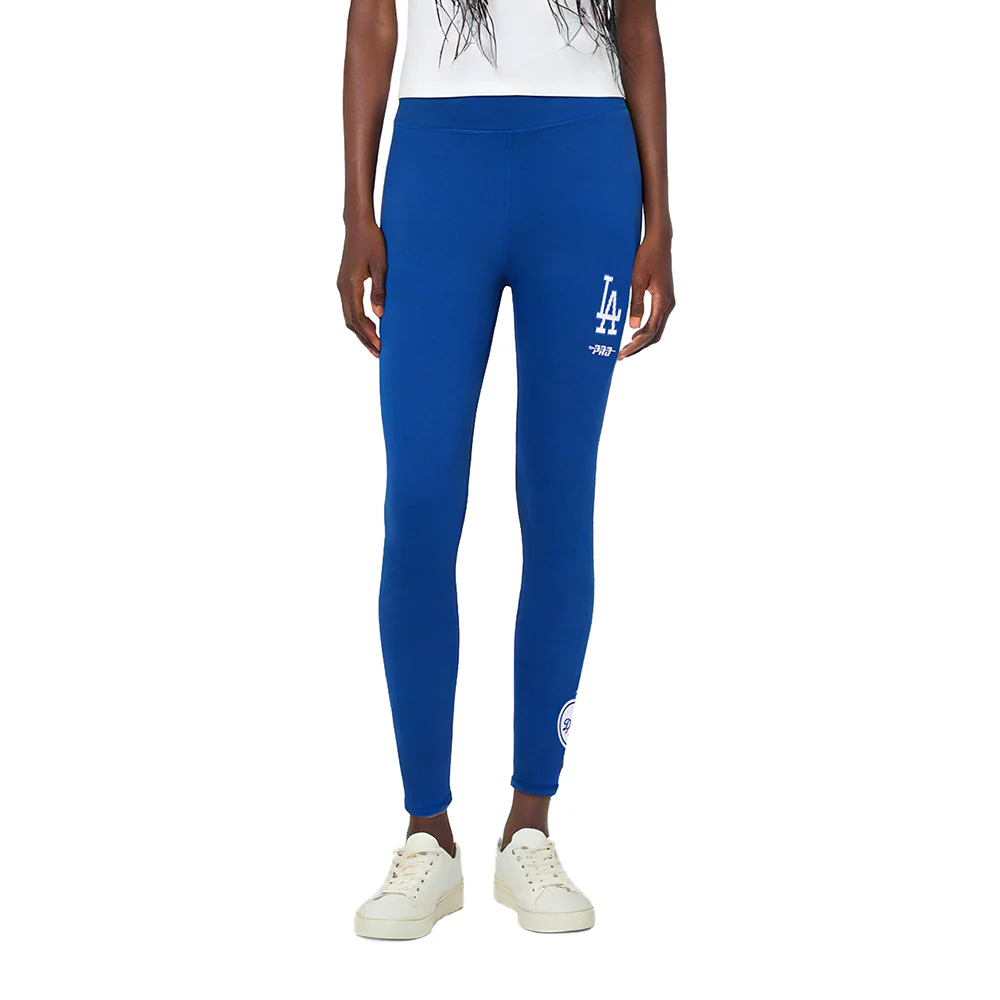 MLB LOS ANGELES DODGERS CLASSIC CHENILLE WOMEN'S HW JERSEY LEGGING (DODGER BLUE)