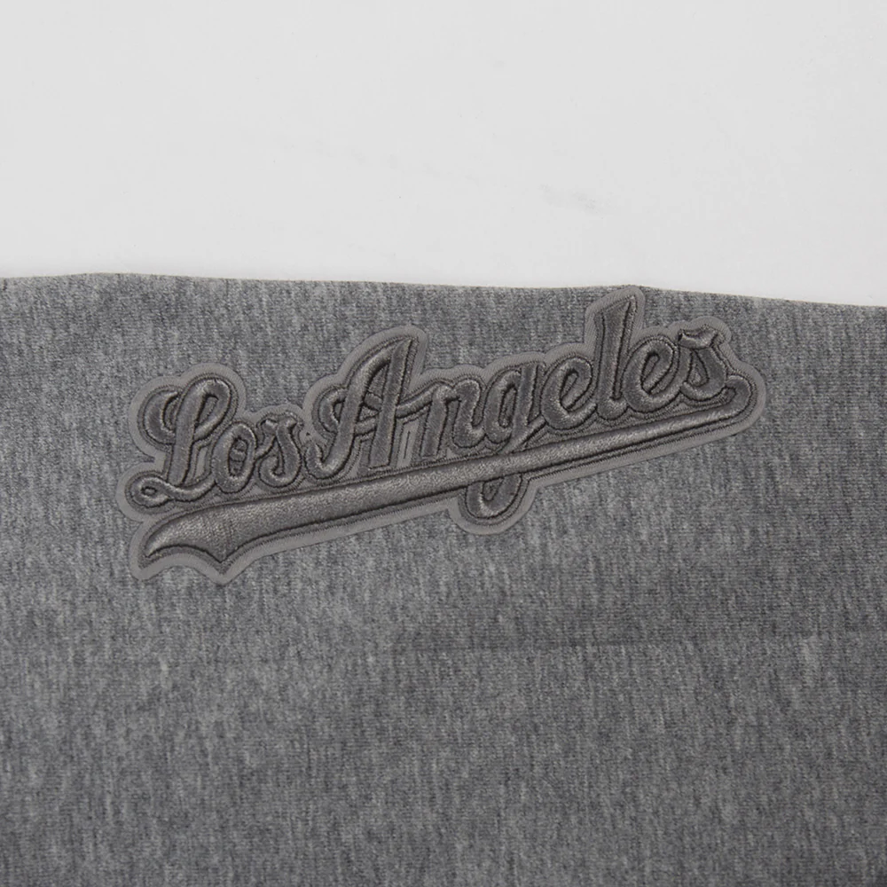MLB LOS ANGELES DODGERS NEUTRAL HIGH WAIST JERSEY LEGGING (DARK HEATHER GRAY) - Image 5