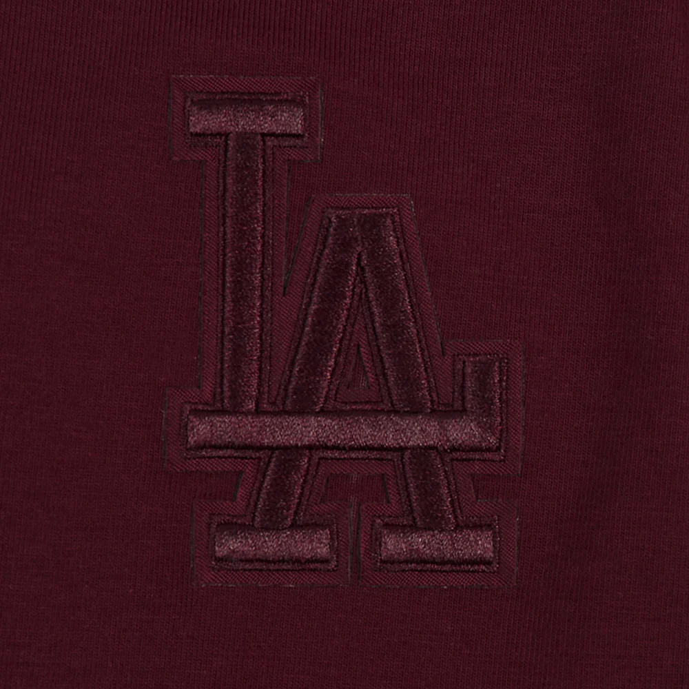 MLB LOS ANGELES DODGERS NEUTRAL HIGH WAIST JERSEY LEGGING (WINE) - Image 6
