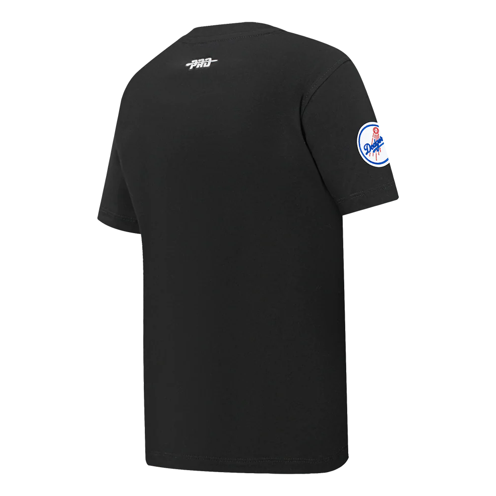 MLB LOS ANGELES DODGERS CLASSIC LITTLE BOYS SHORT SLEEVE TOP (BLACK) - Image 4
