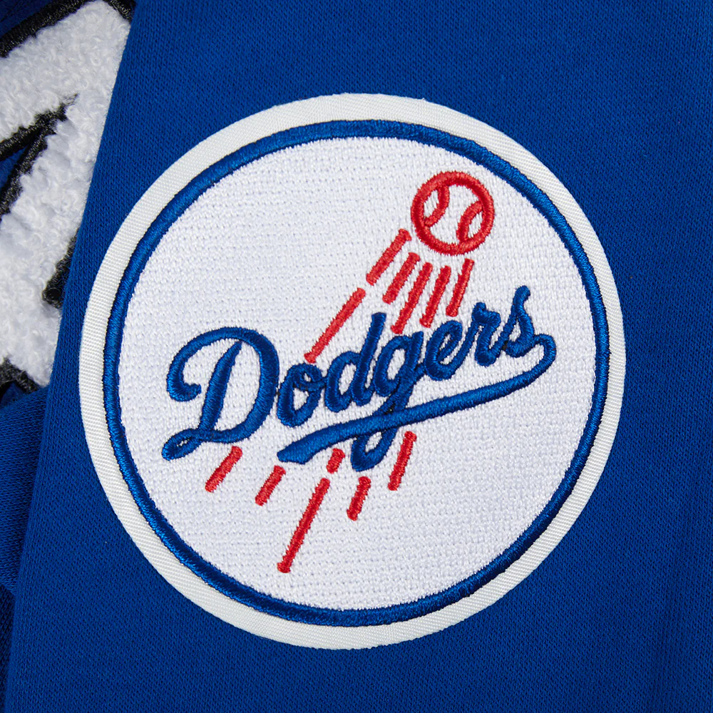 MLB LOS ANGELES DODGERS CLASSIC LITTLE BOYS FLEECE FZ HOODIE (DODGER BLUE) - Image 6