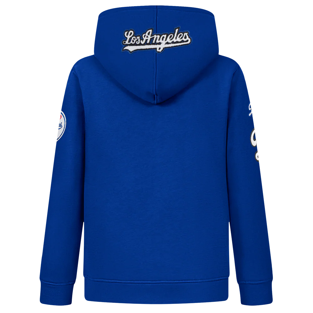 MLB LOS ANGELES DODGERS CLASSIC TODDLER BOYS FLEECE FZ HOODIE (DODGER BLUE) - Image 3