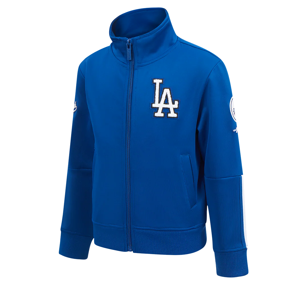 MLB LOS ANGELES DODGERS CLASSIC TODDLER BOYS TRACK JACKET (DODGER BLUE) - Image 2