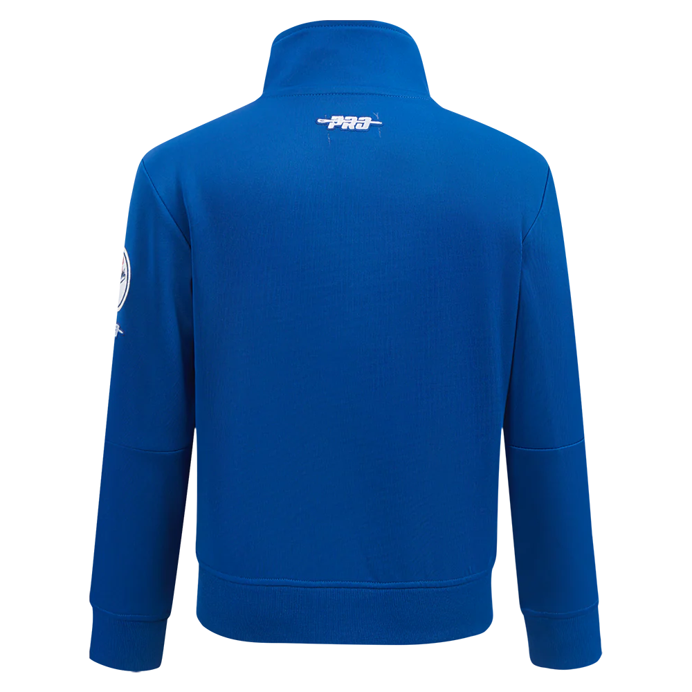 MLB LOS ANGELES DODGERS CLASSIC TODDLER BOYS TRACK JACKET (DODGER BLUE) - Image 3