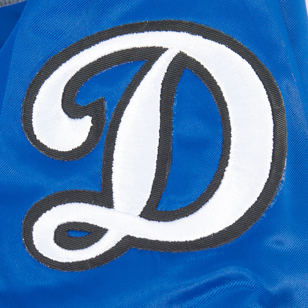 MLB LOS ANGELES DODGERS CLASSIC TODDLER BOYS SATIN JACKET (DODGER BLUE) - Image 6