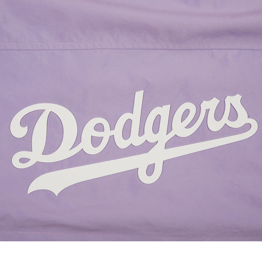 MLB LOS ANGELES DODGERS HOLOGRAM WOMEN'S 1/2 ZIP WIND JACKET (IRIDESCENT) - Image 6