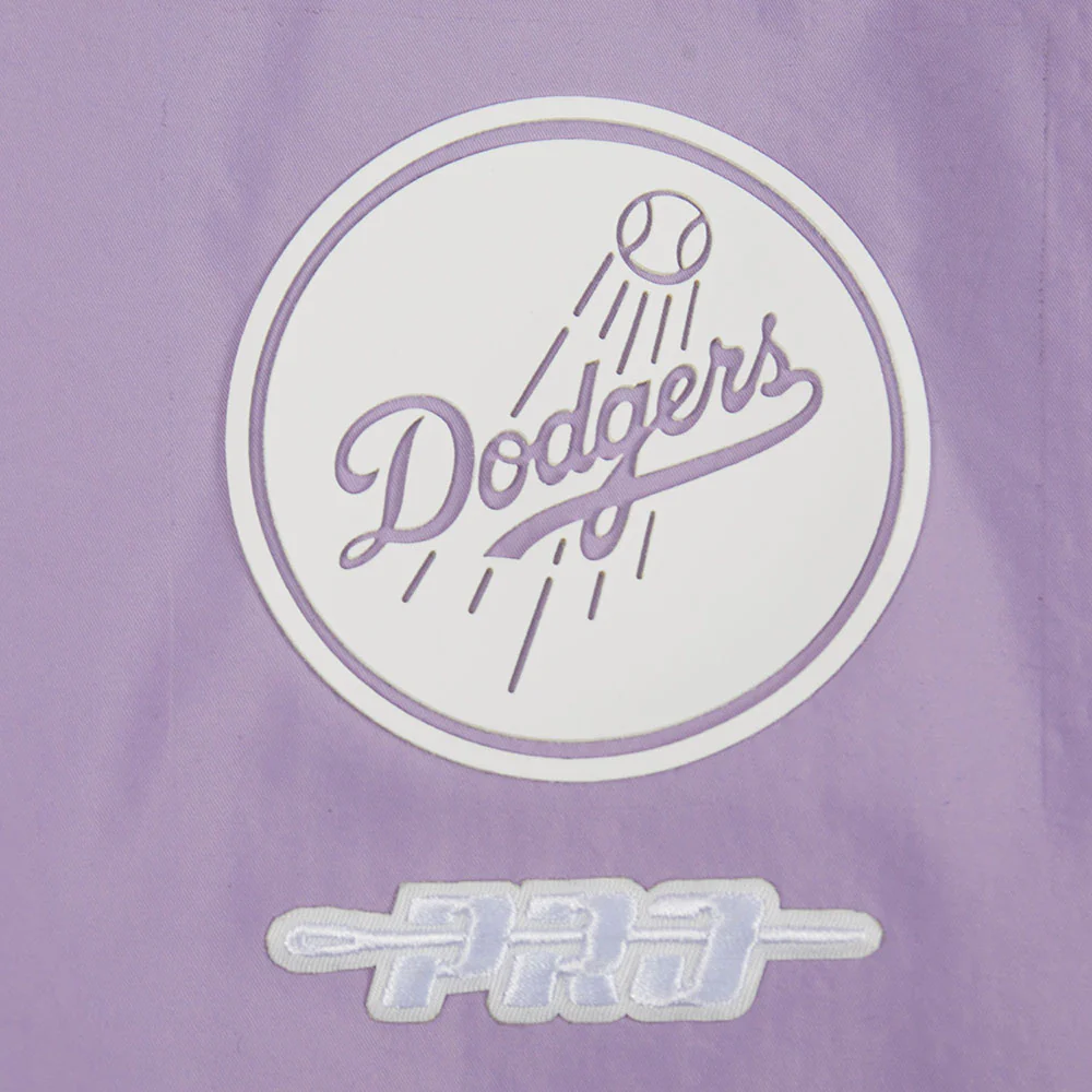 MLB LOS ANGELES DODGERS HOLOGRAM WOMEN'S 1/2 ZIP WIND JACKET (IRIDESCENT) - Image 8