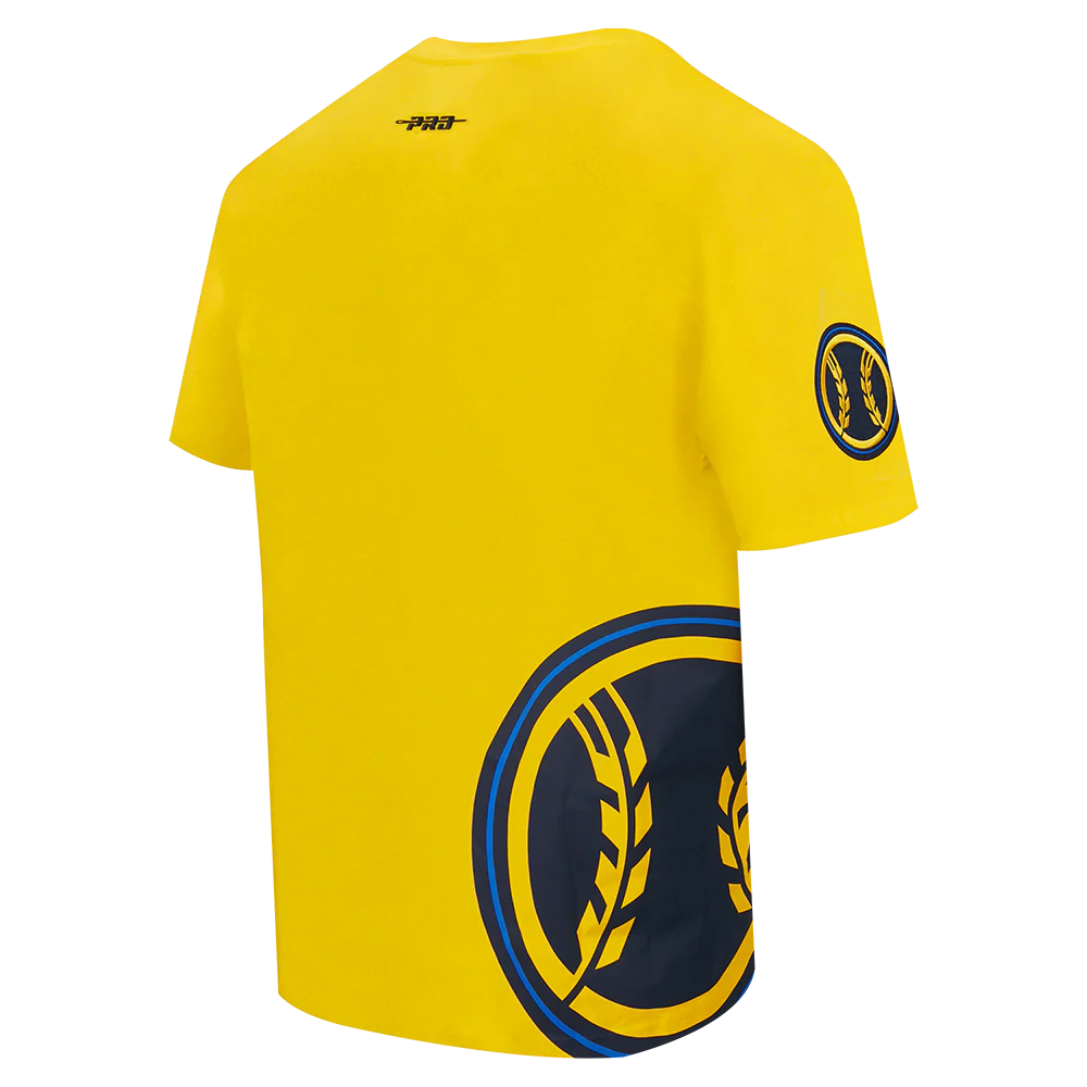 MLB MILWAUKEE BREWERS LIVING LARGE MEN'S CJ DROP SHOULDER TEE (YELLOW) - Image 4