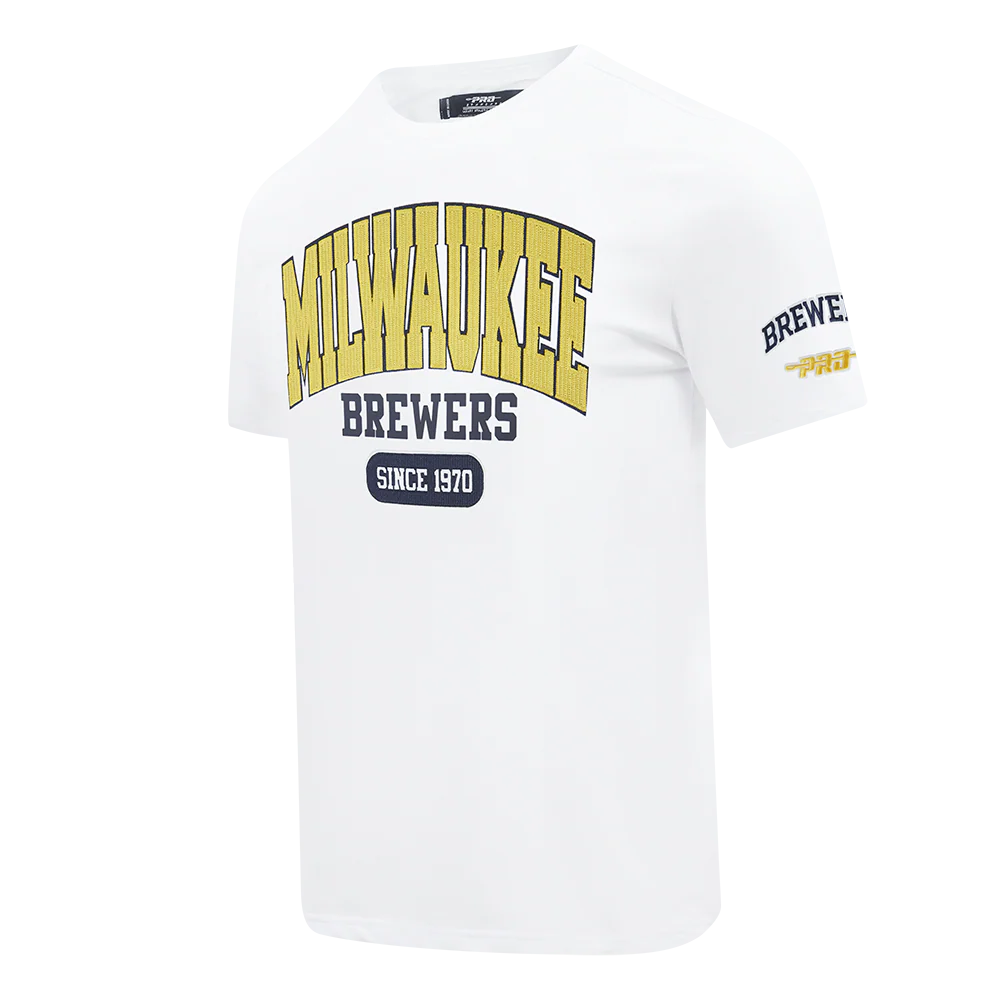 MLB MILWAUKEE BREWERS CITY ARCH MEN'S SJ TEE (WHITE) - Image 3