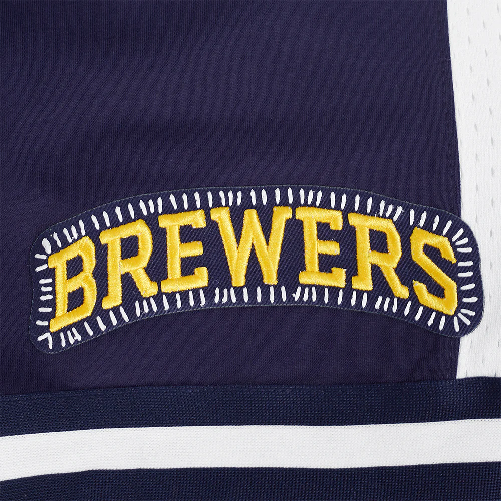 MLB MILWAUKEE BREWERS DIY PICK STITCH MEN'S DK 2.0 SHORT (MIDNIGHT NAVY) - Image 5