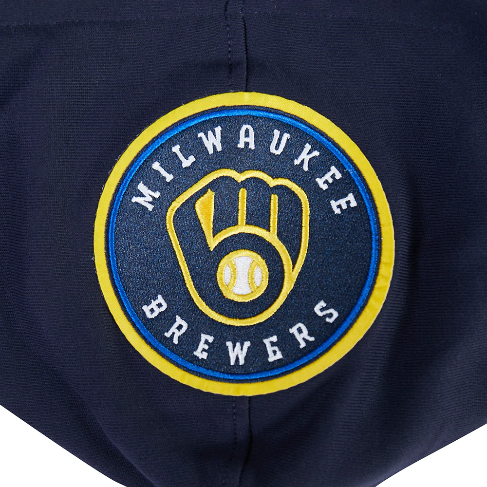 MLB MILWAUKEE BREWERS CITY ARCH MEN'S FLC PO HOODIE (MIDNIGHT NAVY) - Image 5