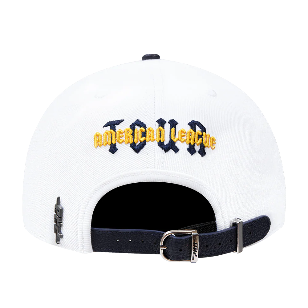 MLB MILWAUKEE BREWERS CITY TOUR CURVED STRAPBACK HAT (WHITE) - Image 5