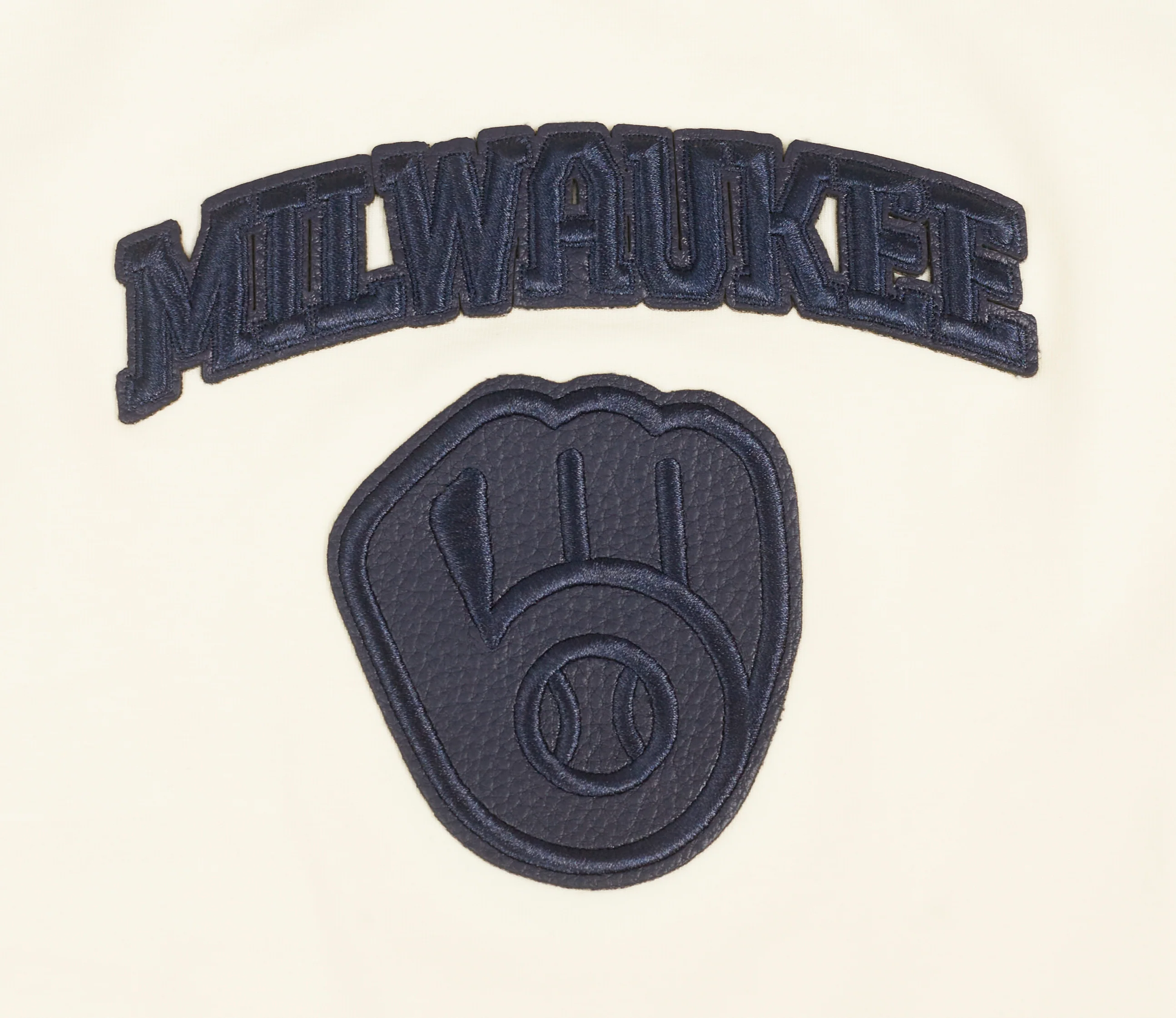 MLB MILWAUKEE BREWERS TRIPLE TONAL RELAXED FIT WOMEN'S RACERBACK (EGGSHELL) - Image 5